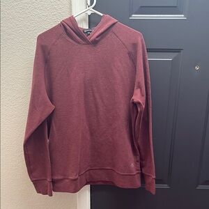 Asher Golf heather burgundy hoodie. Size L